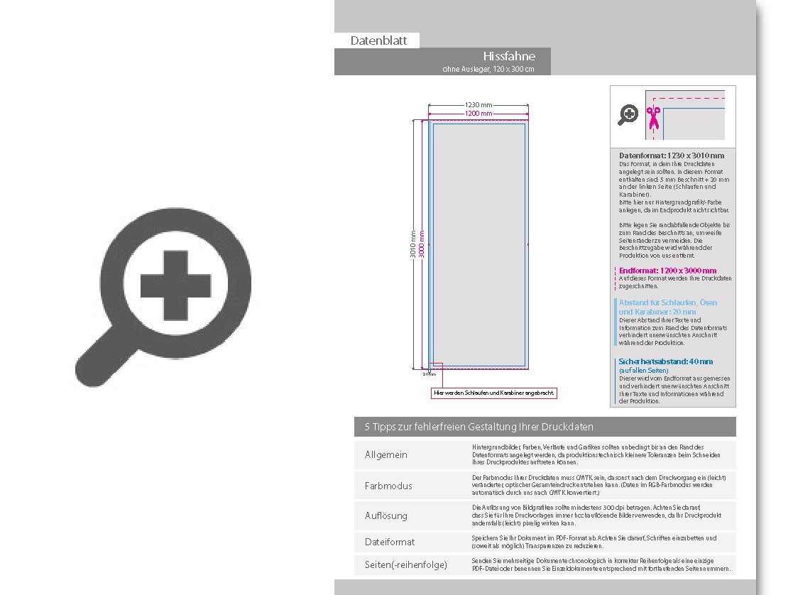 Product Bild hochwertige_hissfahne_f__r_masten_ohne_ausleger__120_x_300_cm__4_0-farbig_bedruckt