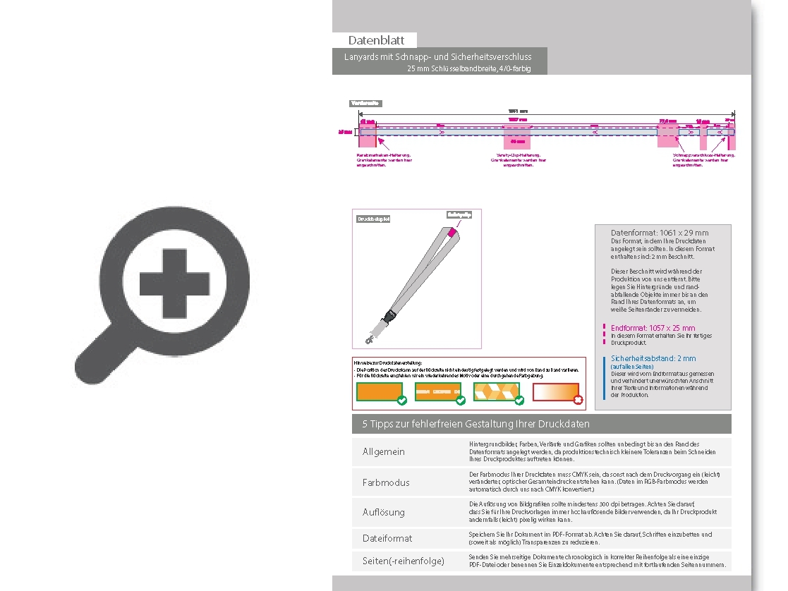 Product Bild lanyards_mit_schnapp-_und_sicherheitsverschluss__25_mm_schl__sselbandbreite__4_0-farbig_einseitig_bedruckt