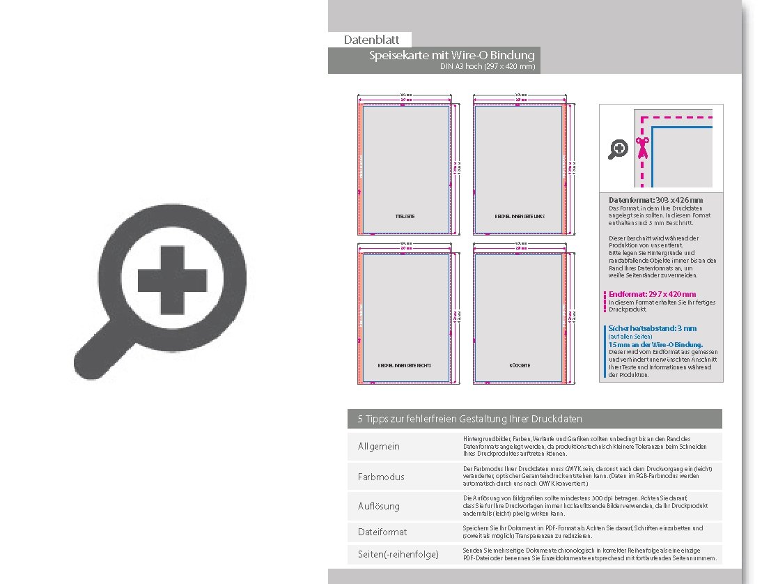 Product Bild speisekarte_mit_metall-spiralbindung__endformat_din_a3__32-seitig