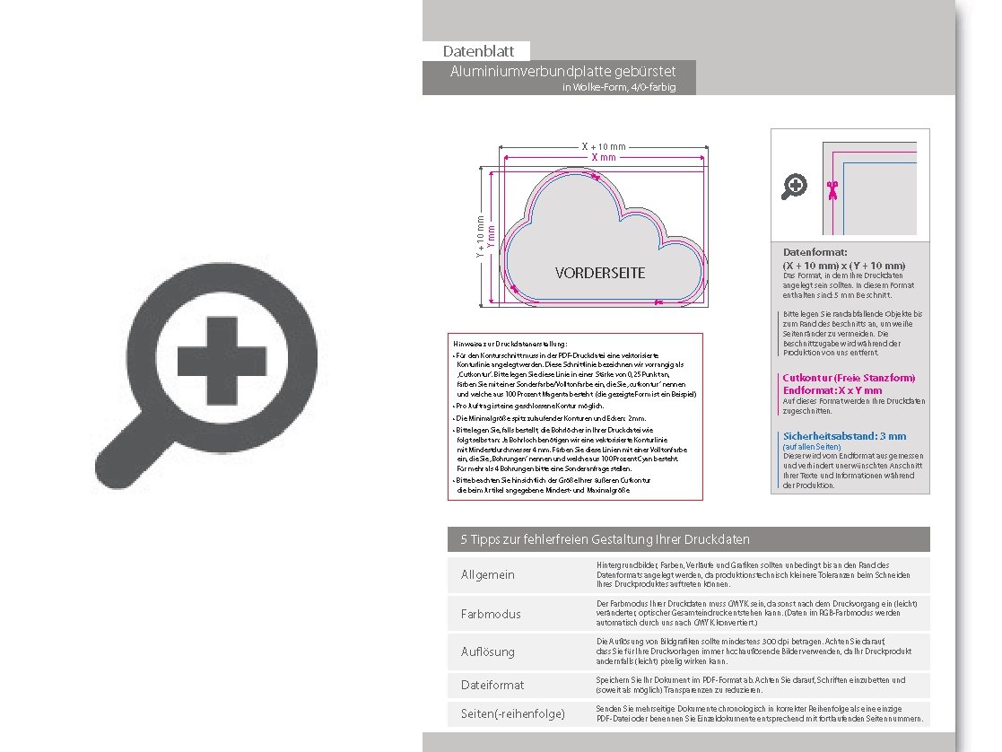 Product Bild aluminiumverbundplatte_silber_geb__rstet_mit_anti-graffiti-lack_gl__nzend_in_wolke-form_konturgefr__st___einseitig_4_0-farbig_bedruckt