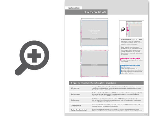 Product Bild durchschreibes__tze_quadrat_10_5_cm_x_10_5_cm__6-fach__1_1-farbig__50_s__tze_je_block