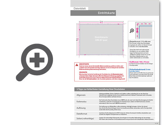 Product Bild eintrittskarte_din_a7_quer__ohne_perforierung_und_ohne_nummerierung_(4_0_einseitig_bedruckt)