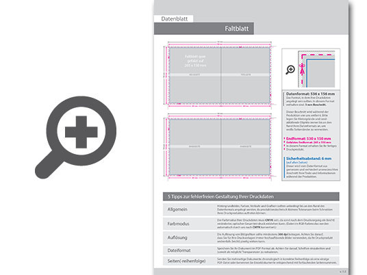 Product Bild faltblatt__gefalzt_auf_26_5_cm_x_15_0_cm__vertikaler_mittelfalz__4-seitig