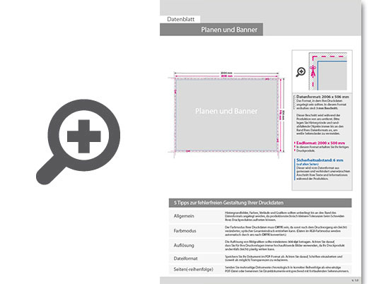Product Bild hochwertige_stoff-banner_200_x_50_cm__4_0-farbig_bedruckt__plano