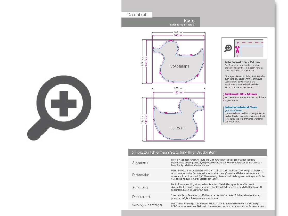Product Bild postkarte__stanzform_ente