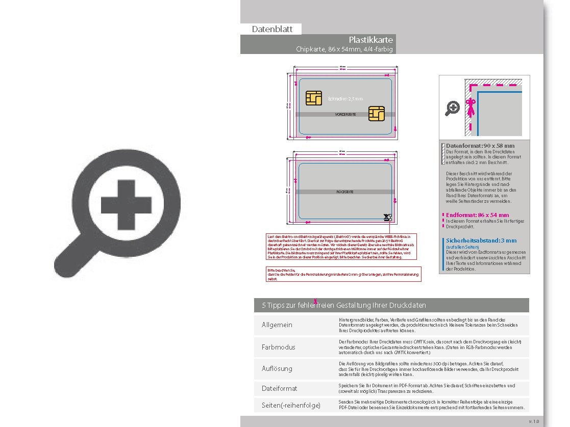 Product Bild chipkarte_sle5542_mit_einseitiger_hei__folienpr__gung_gold_4_4_farbig_bedruckt_auf_wei__em_hintergrund